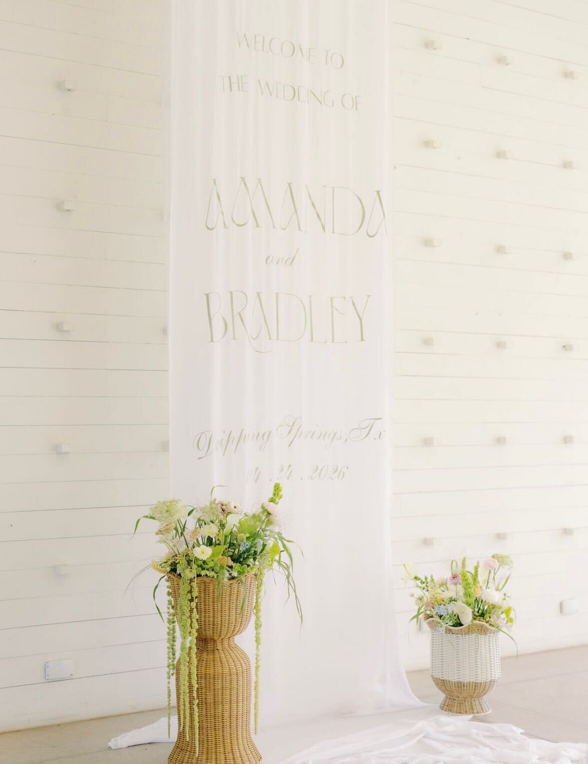 Floral detail by Flower Street & Company